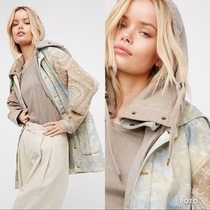 NWOT Free People Denim Parka